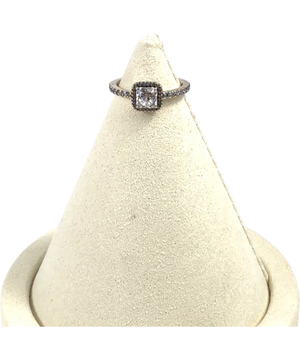 Pandora Sterling Silver Square Sparkle Halo Ring