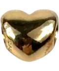 Pandora gold Be Love Engravable Heart Charm — front