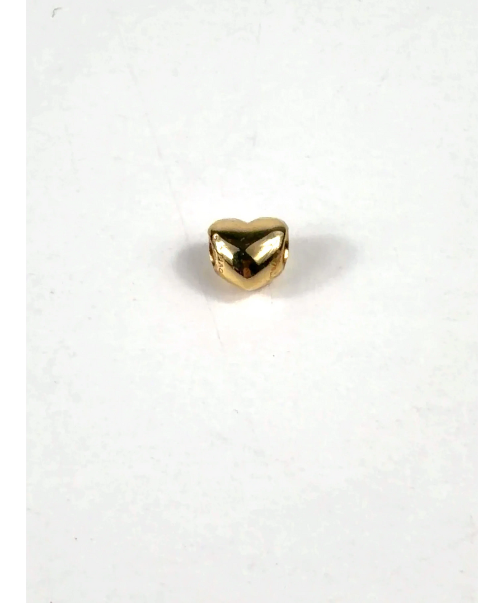 Pandora gold Be Love Engravable Heart Charm — care label
