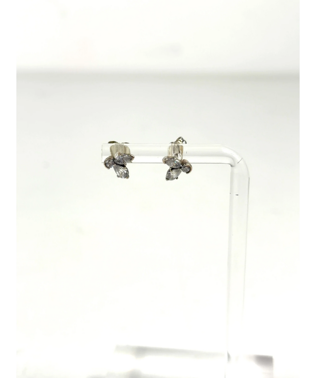 Pandora silver multi-shape cluster earrings — label