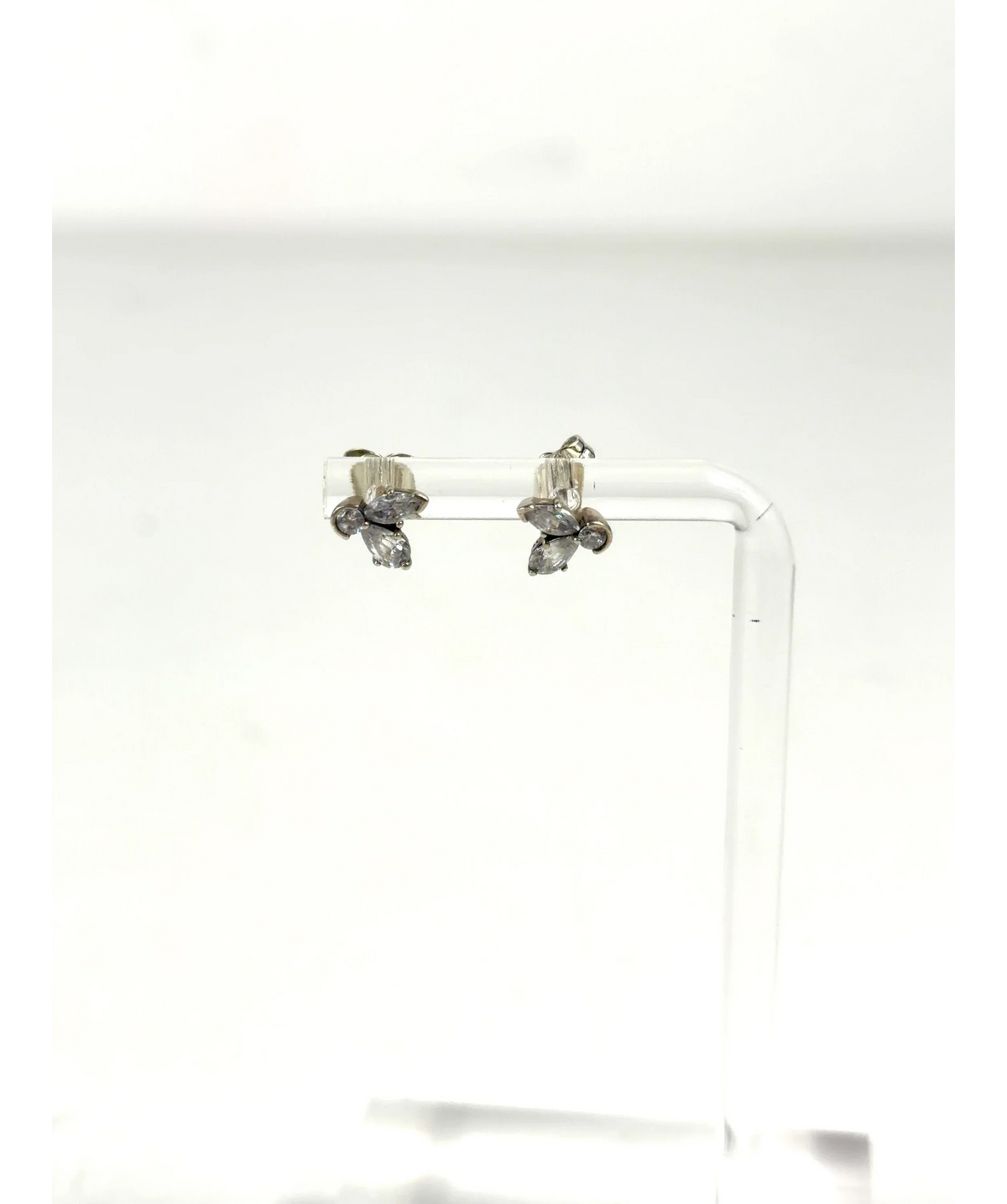 Pandora silver multi-shape cluster earrings — label