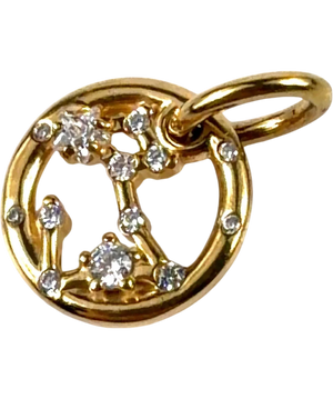 Pandora Yellow Gold Capricorn Zodiac Dangle Charm