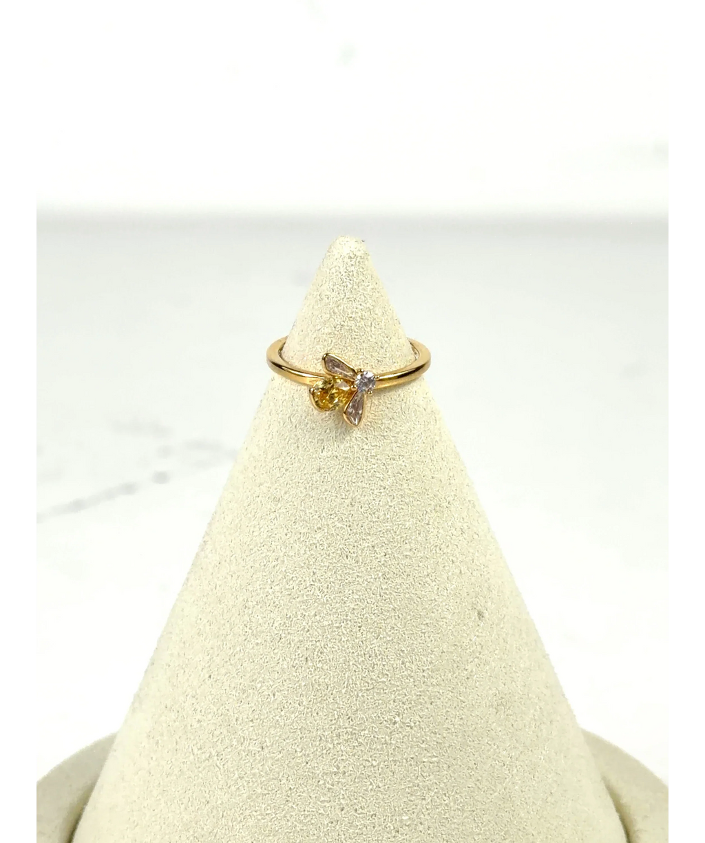 Pandora gold Honey Bee Ring — care label
