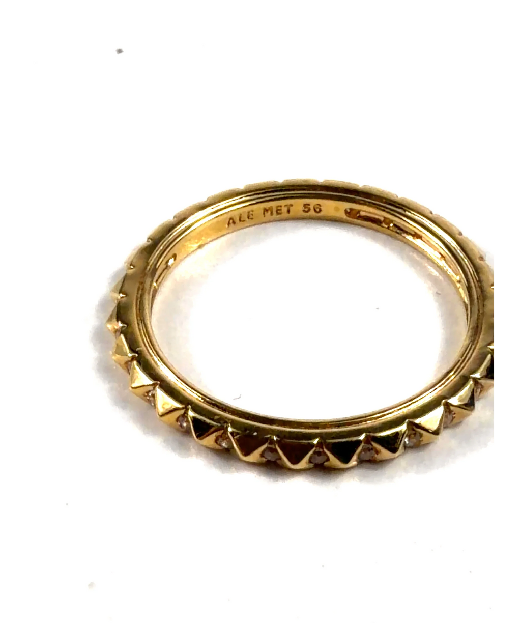 Pandora gold ME Pyramids Ring — label