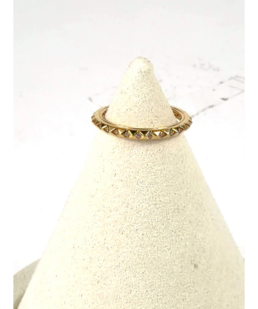 Pandora gold ME Pyramids Ring — care label