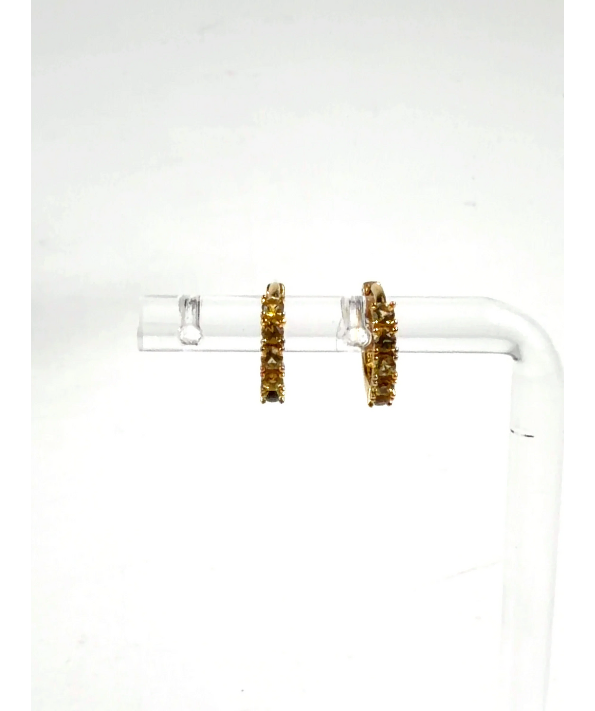 Pandora Yellow Yellow Hoop Earrings — label