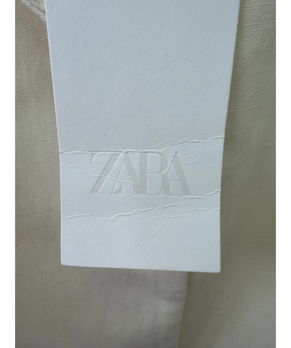 ZARA Cream Colour, size UK M — detail