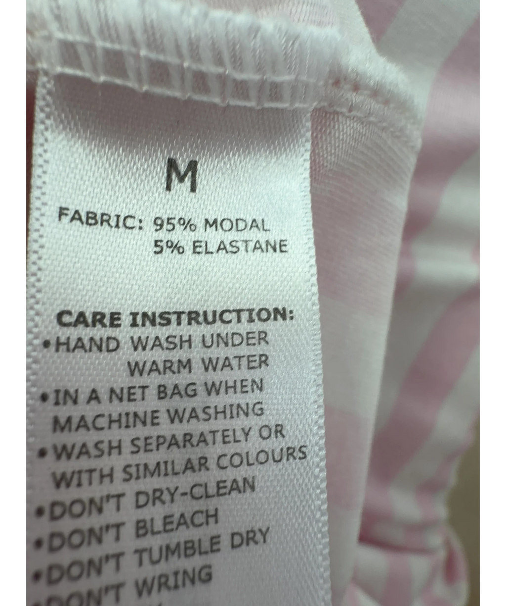 Stripe & Stare Pink Colour, size UK M — label
