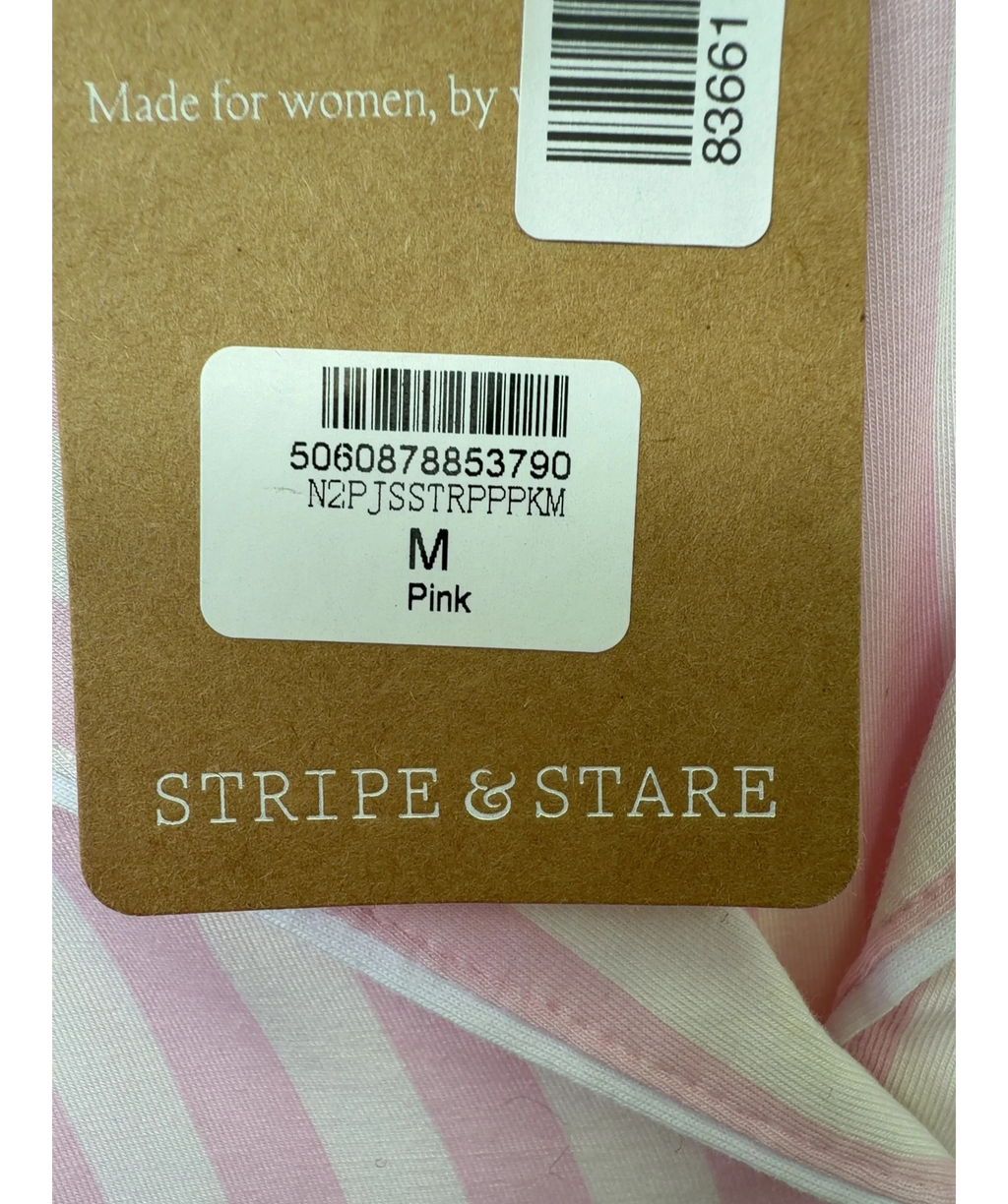 Stripe & Stare Pink Colour, size UK M — care label