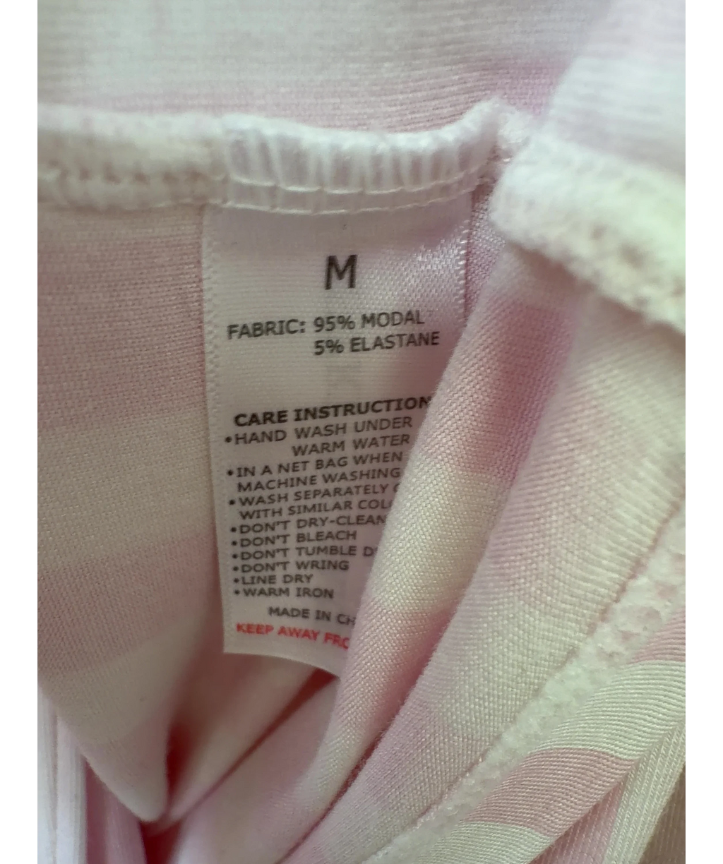 Stripe & Stare Pink Colour, size UK M — fabric detail