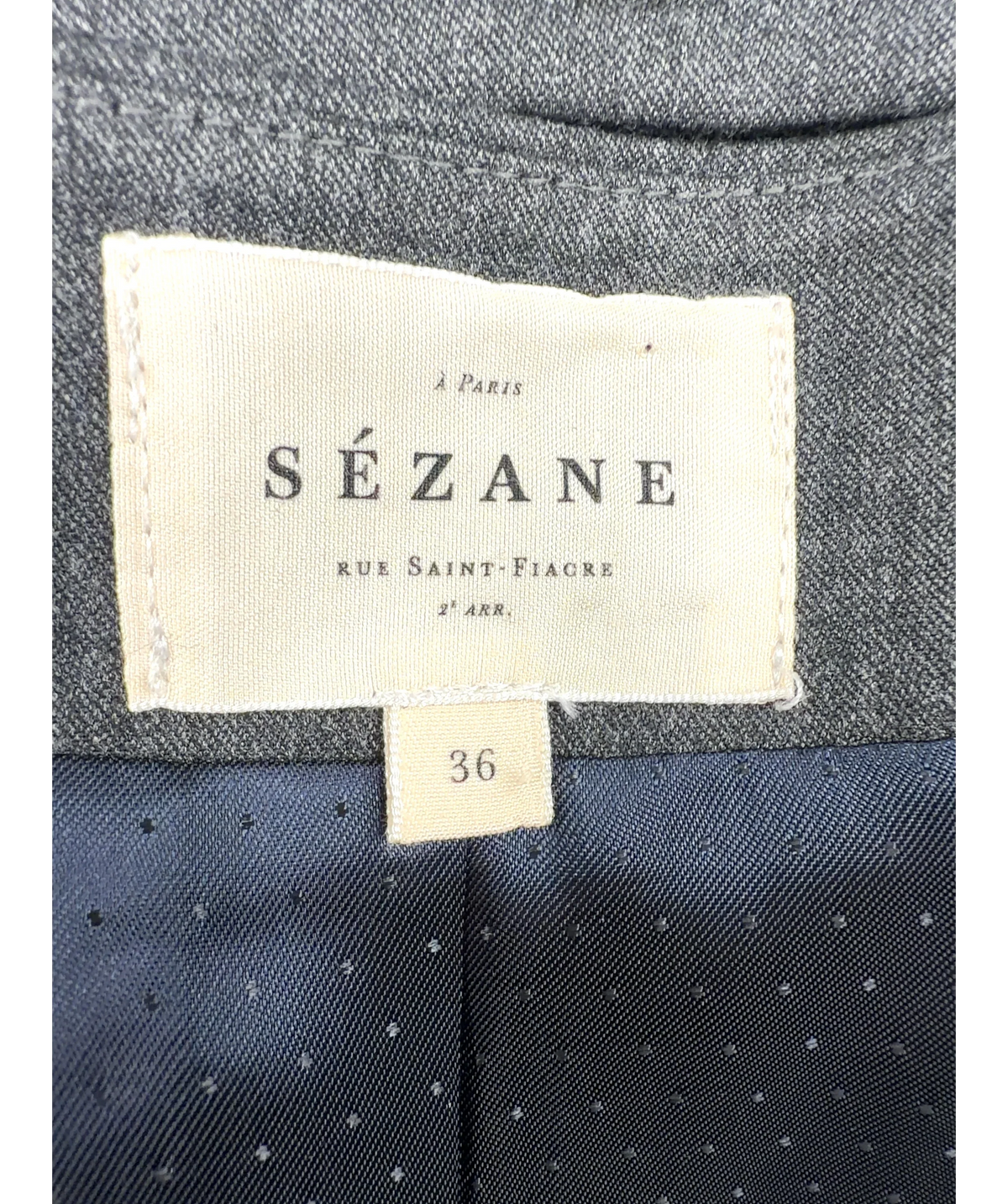 SÉZANE Grey Colour, size UK 8 — detail