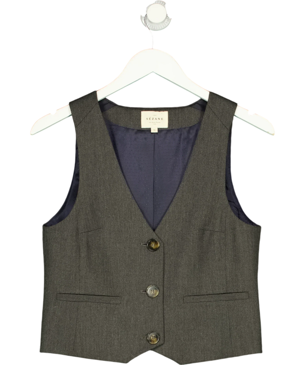 SÉZANE Grey Colour, size UK 8 — front
