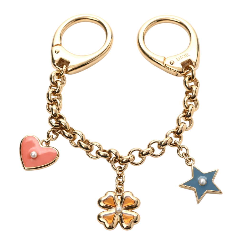 Christian Dior Yellow Gold "Lucky Charm' Bag Charm