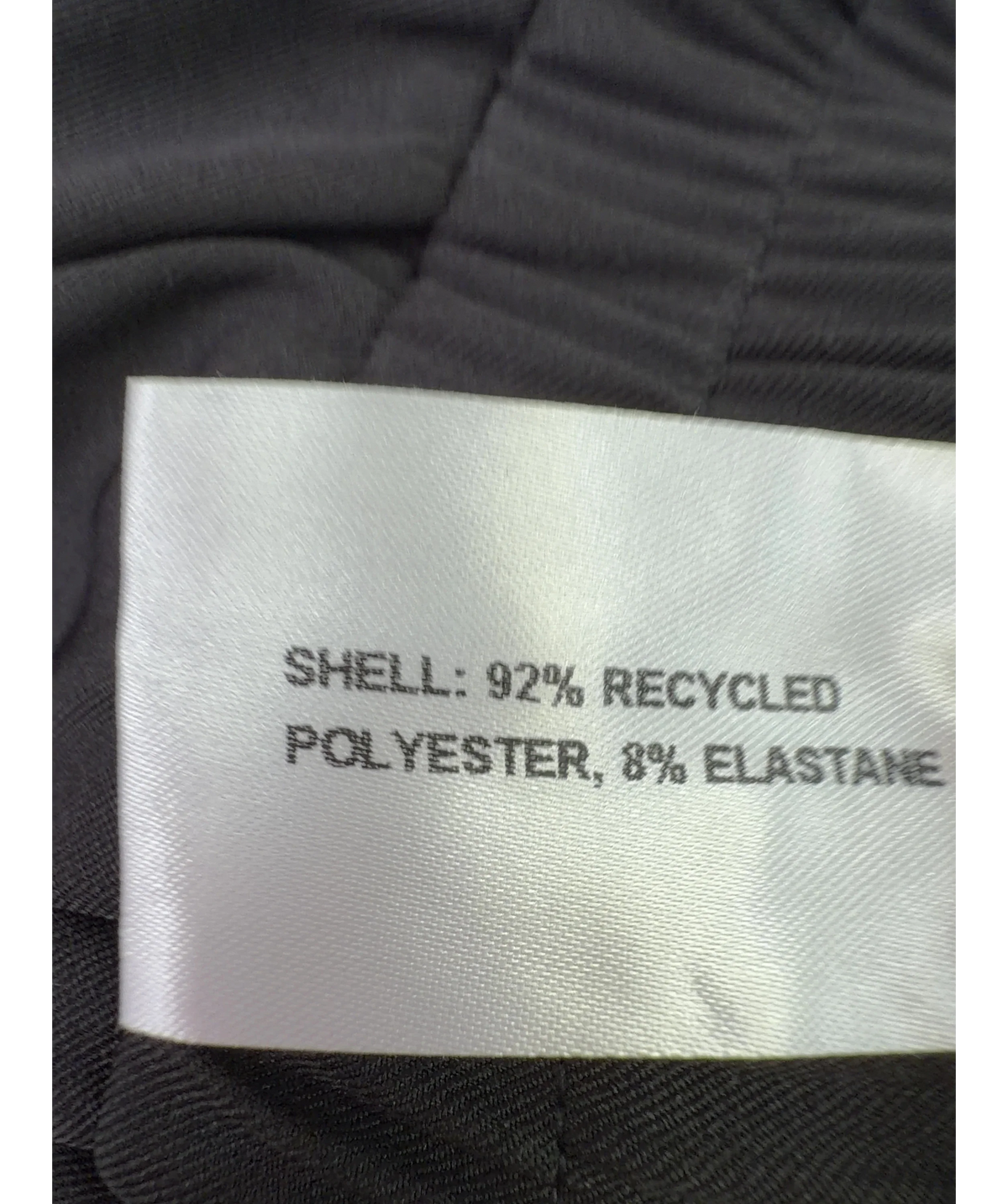 Cider Black pleated front trousers, size UK M — label