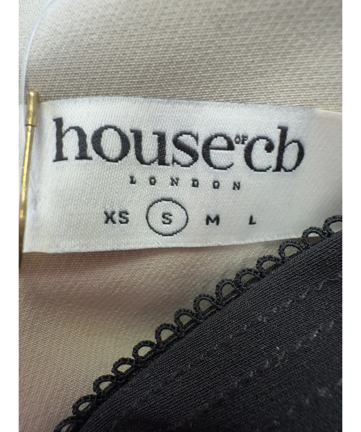 House of CB Beige Luette, size UK S — detail