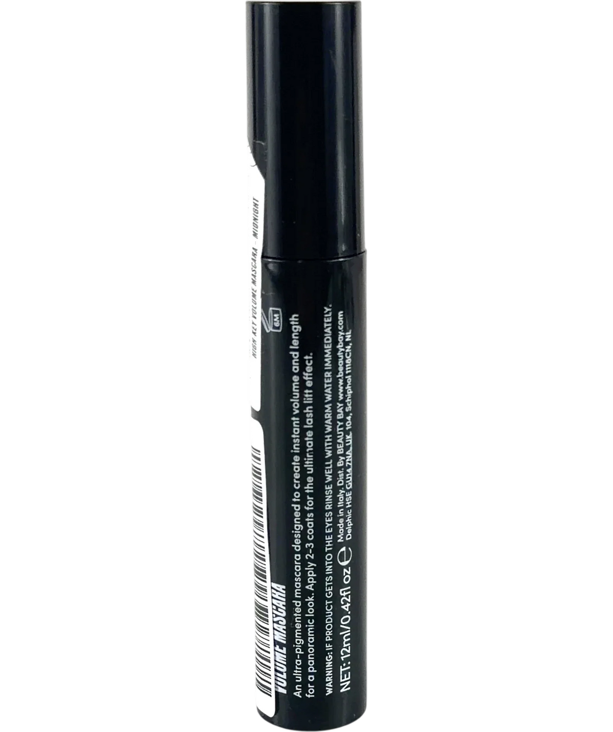 BY BEAUTY BAY MIDNIGHT High-Key Volume Mascara, size 12ml — back