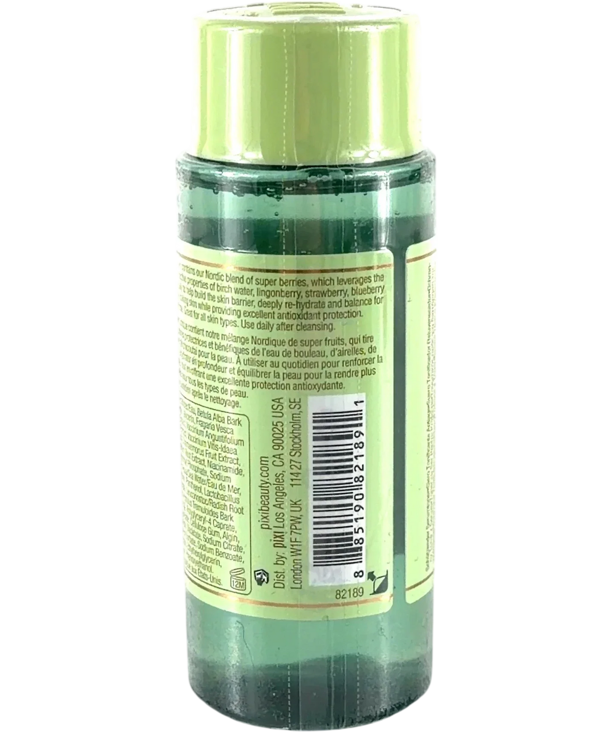 PIXI Antioxidant Tonic, size 100ml — back