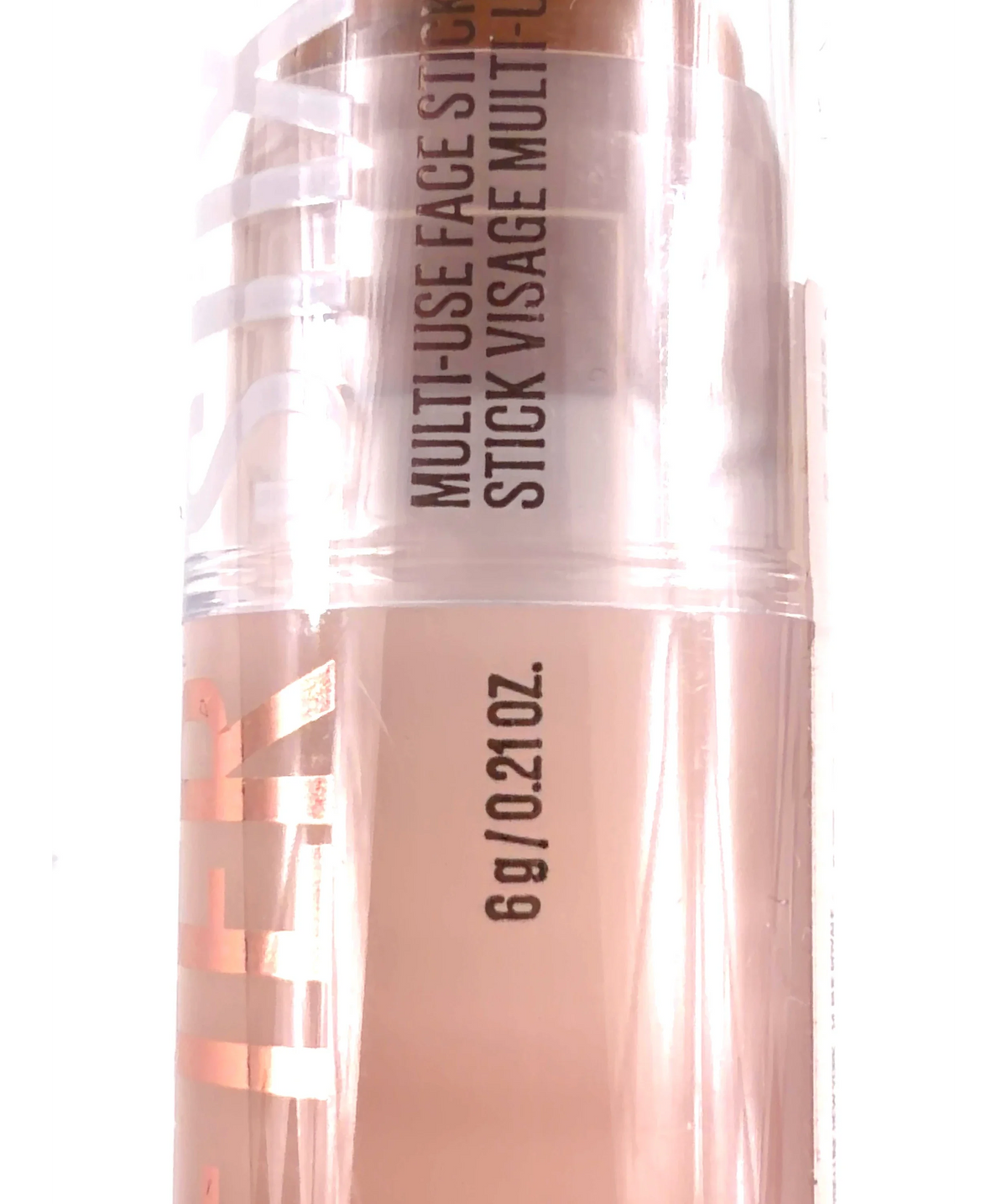 Maybelline 65 Lifter Stix Multi-Use Face Stick, size 6g — care label