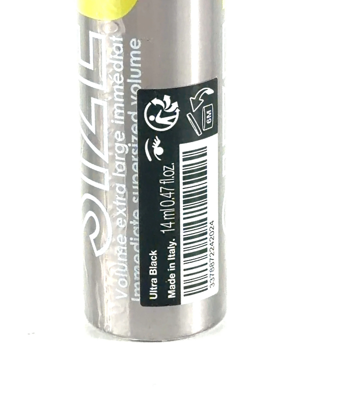 sephora Ultra Black Size Up Supersized Volume Mascara, size 14ml — care label