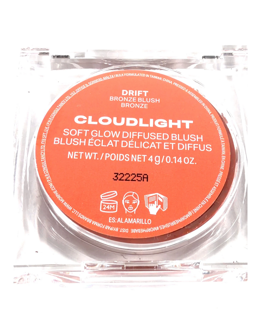 Morphe DRIFT CLOUDLIGHT, size 4g — care label
