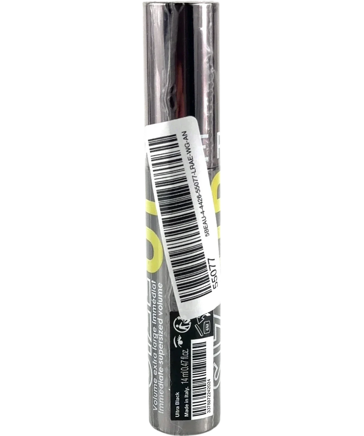 sephora Ultra Black Size Up - Supersized Volume Mascara, size 14ml — back