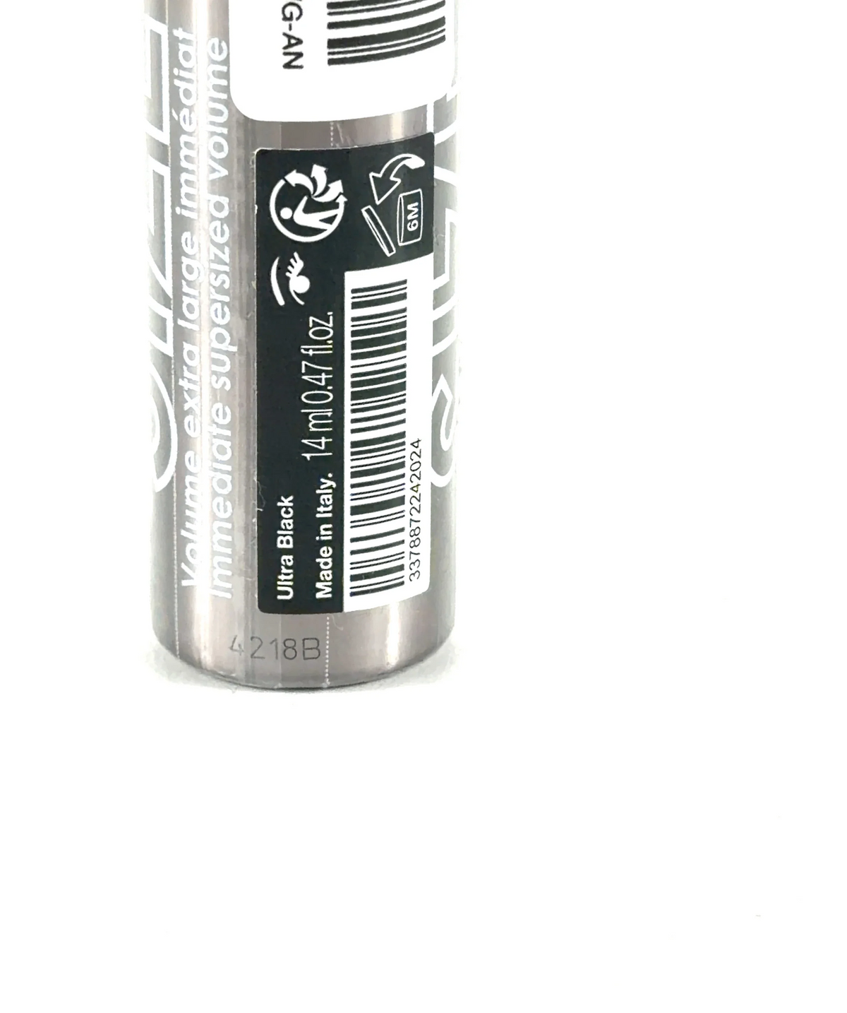 sephora Ultra Black SIZE UP, size 14ml — care label