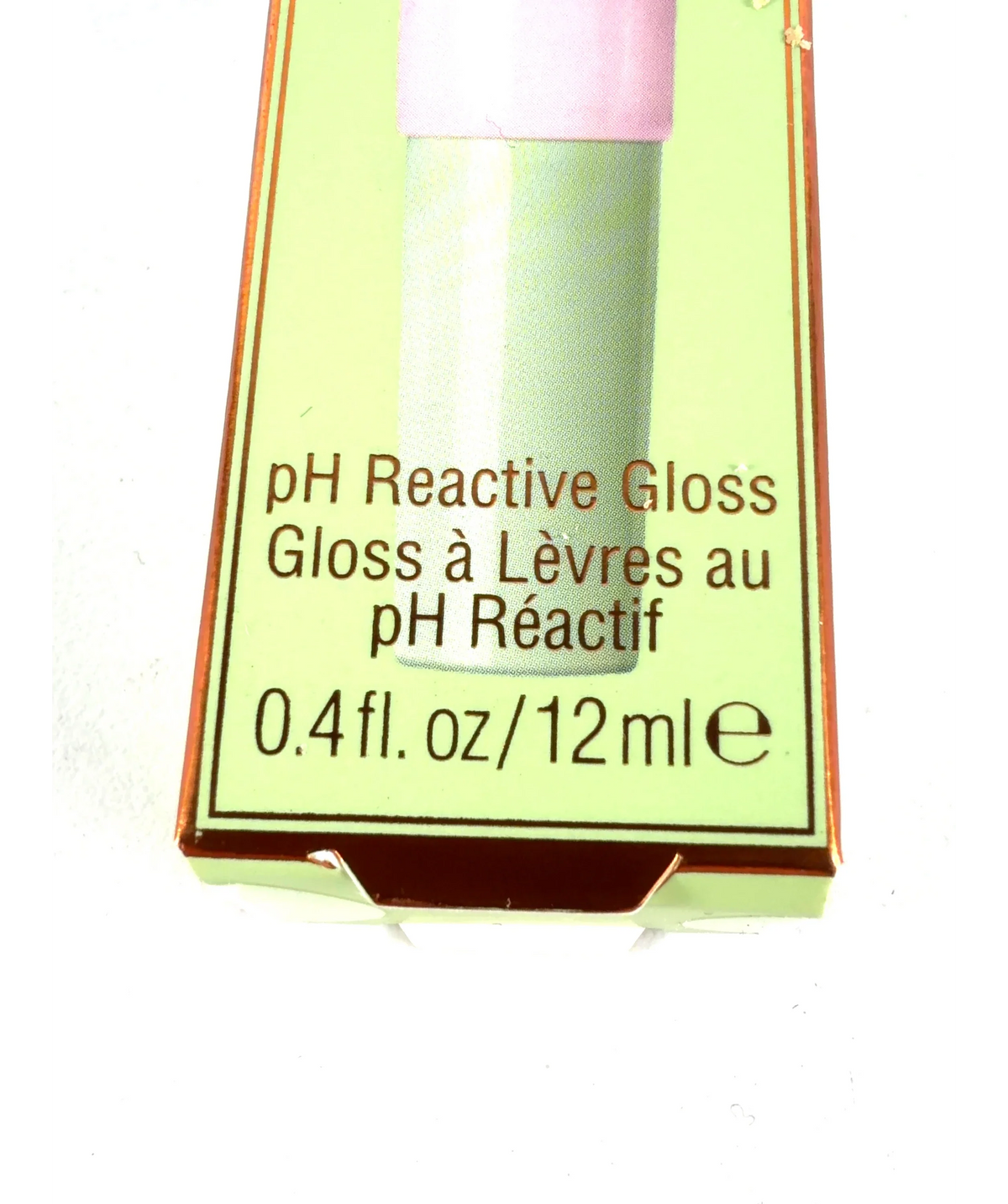 PIXI PinkPatina LipTone pH Reactive Lip Gloss, size 12ml — care label