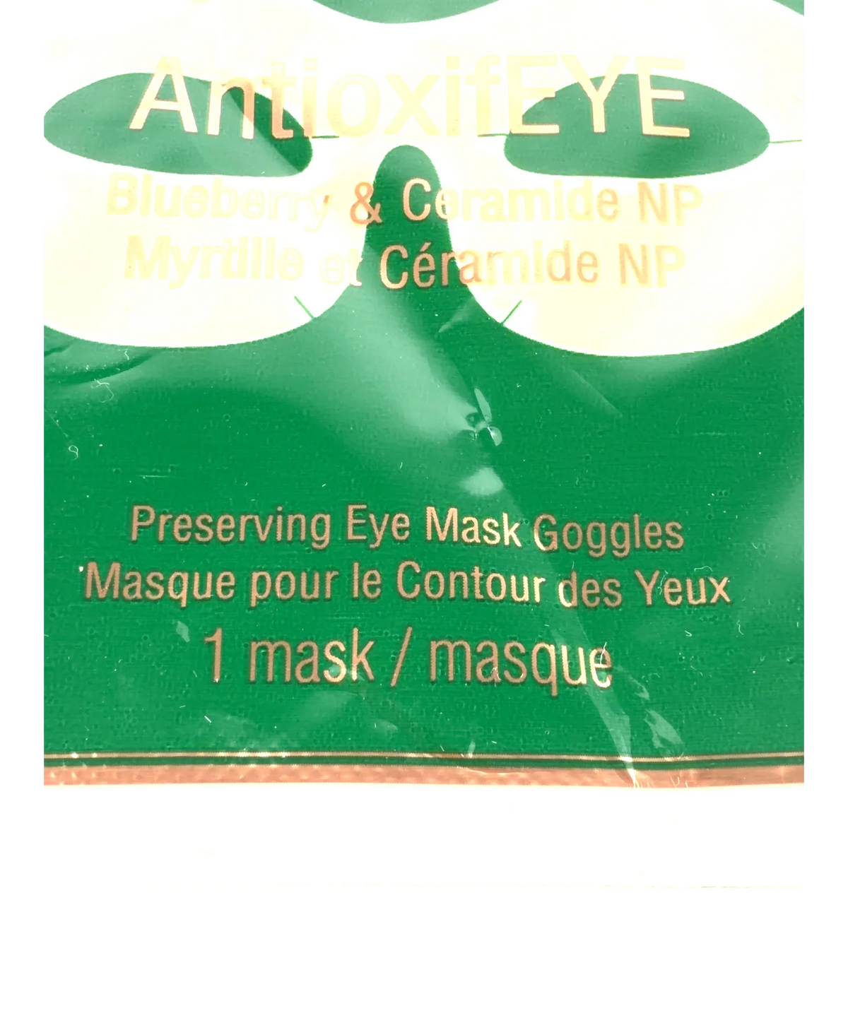PIXI AntioxifEYE Eye Mask Goggles, size X1 — care label