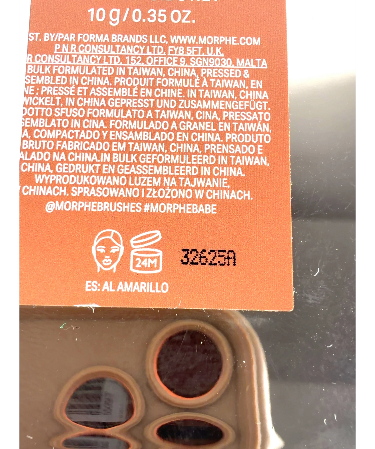 Morphe Tulum Trip Cheek Thrills Collection, size 10g — detail