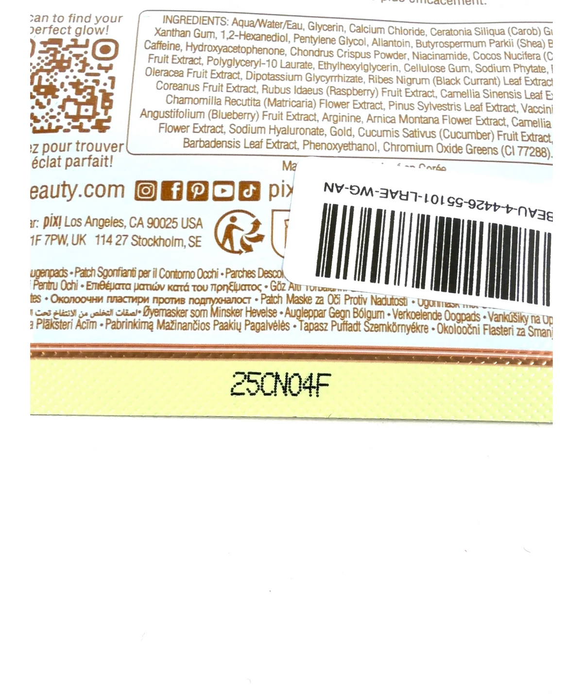 PIXI DetoxifEYE, size X1 — detail