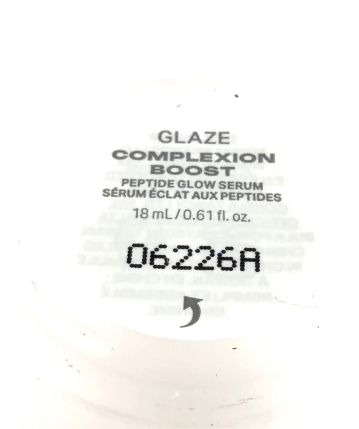 Morphe GLAZE COMPLEXION BOOST PEPTIDE GLOW SERUM SÉRUM ÉCLAT AUX PEPTIDES, size 18ml — care label