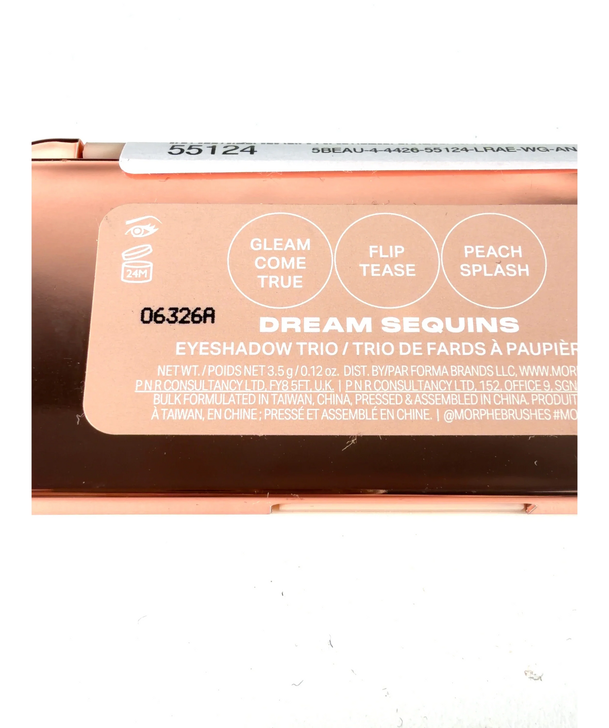 Morphe Dream Sequins Dream Sequins Eyeshadow Trio, size 3.5g — detail