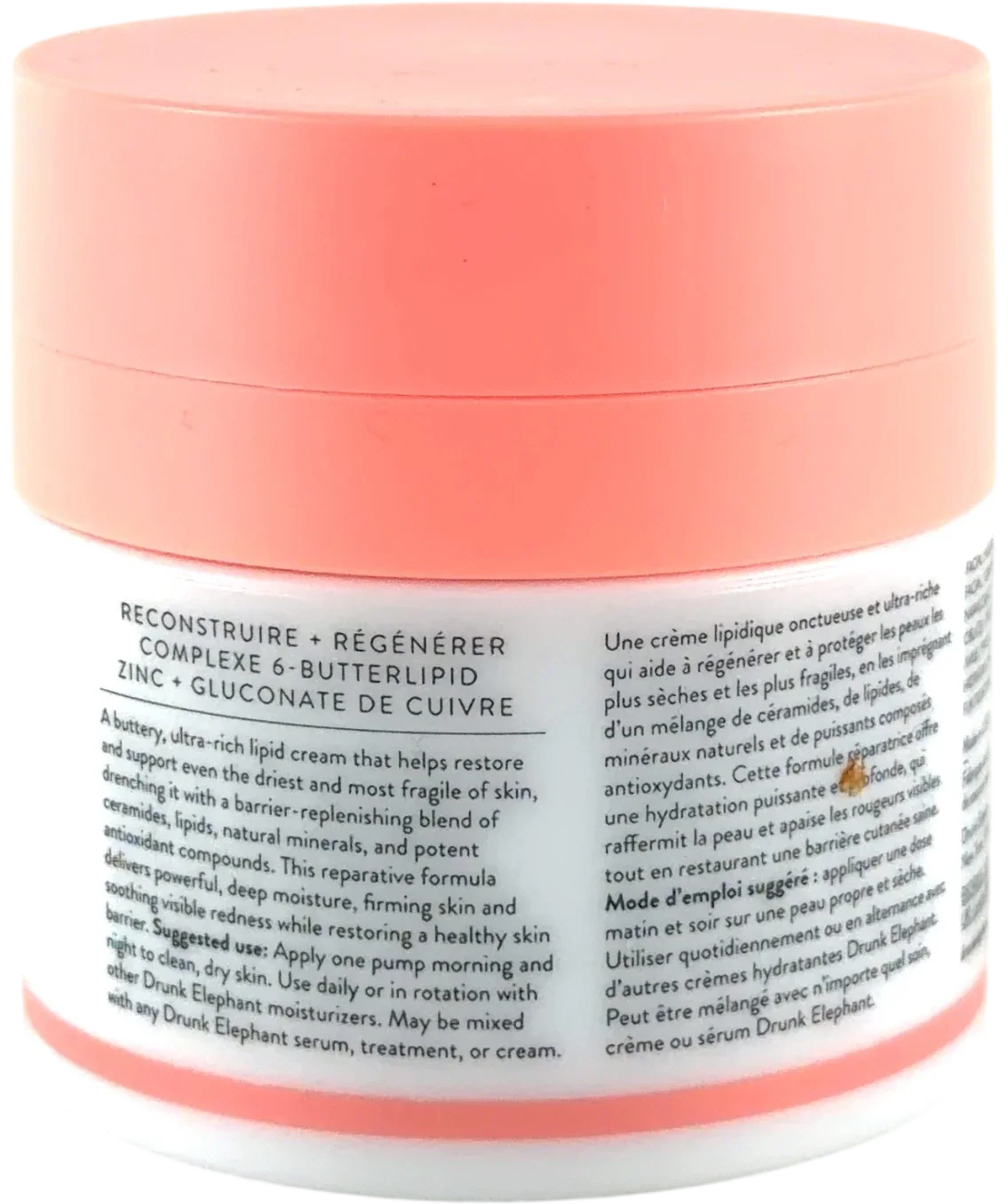 Drunk Elephant Bora Barrier Repair Cream, size 50ml — back