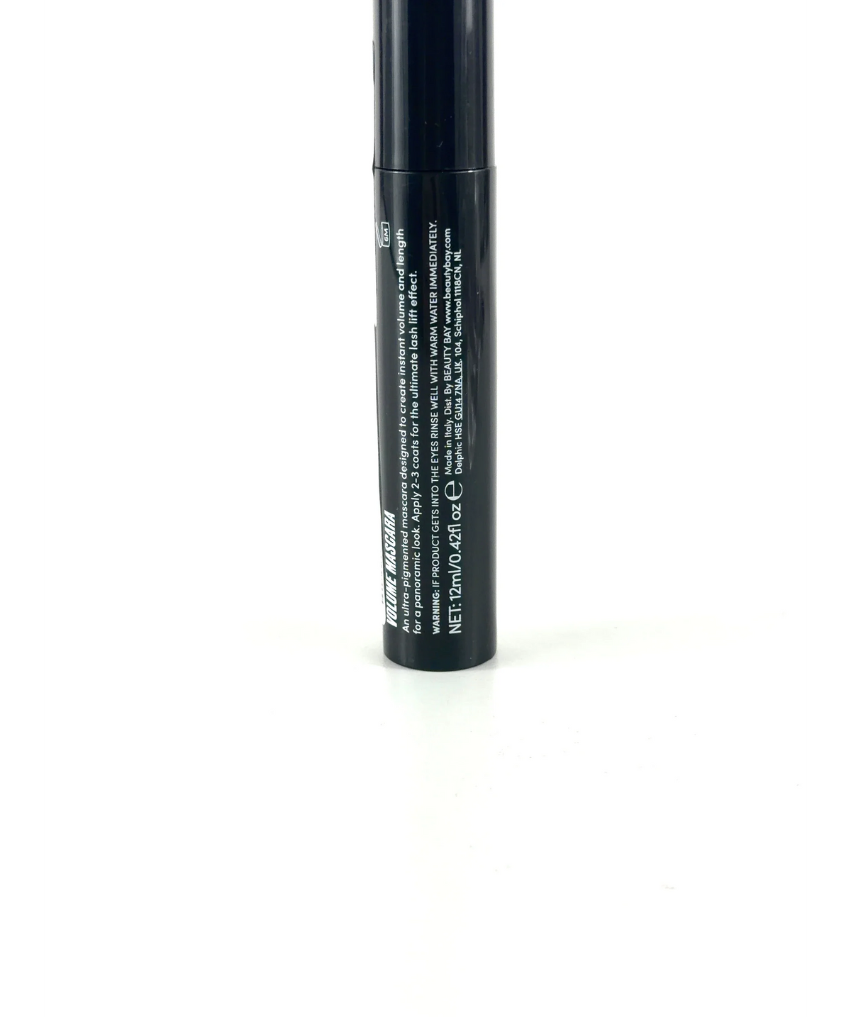 Beauty Bay Midnight High-Key Volume Mascara, size 12ml — care label