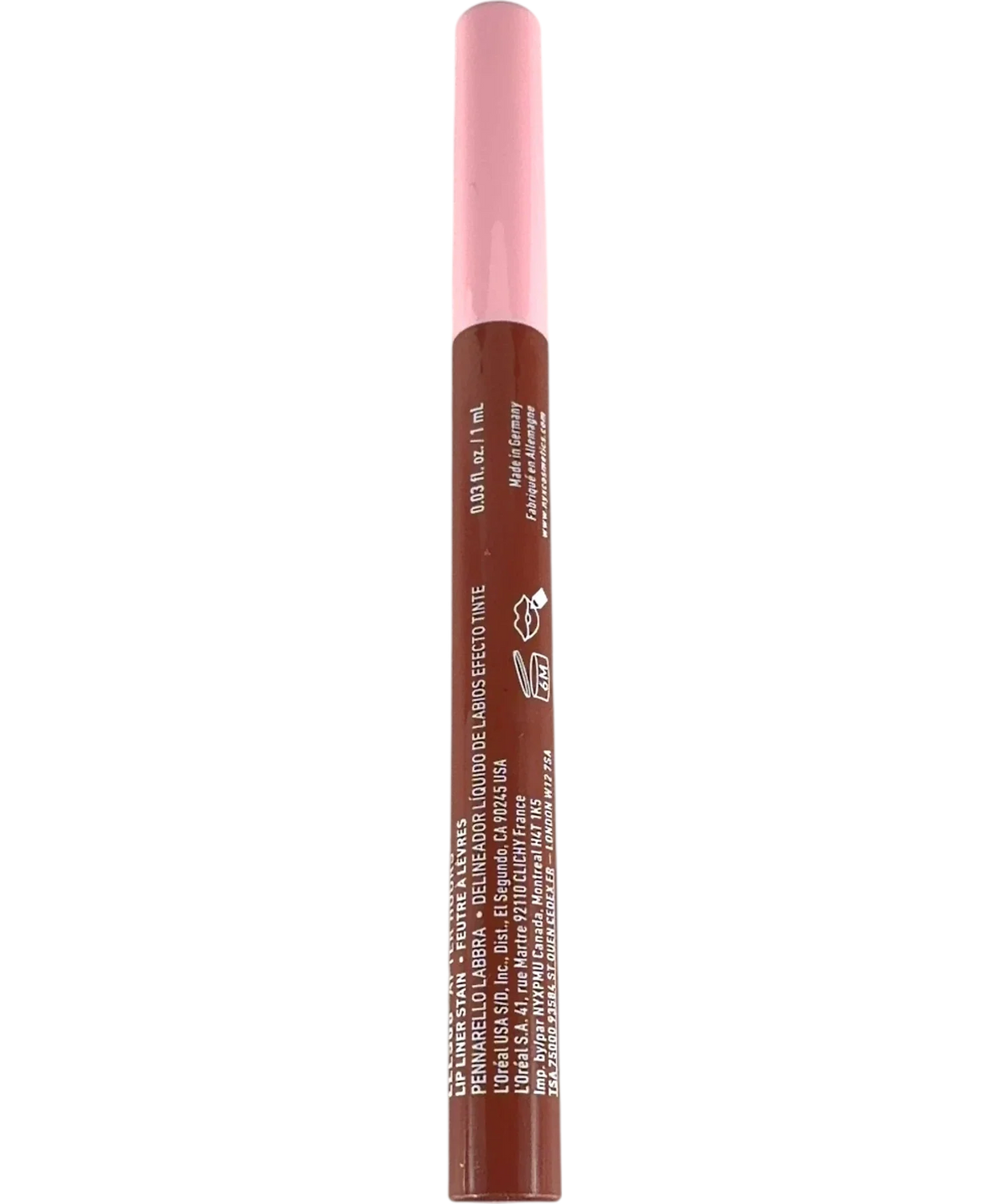 NYX Professional Makeup LLLS08 AFTER HOURS LIP LINGERIE, size 1ml — back