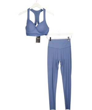 Victoria's Secret Blue Sports Bra and Leggings Set UK 34D / UK M