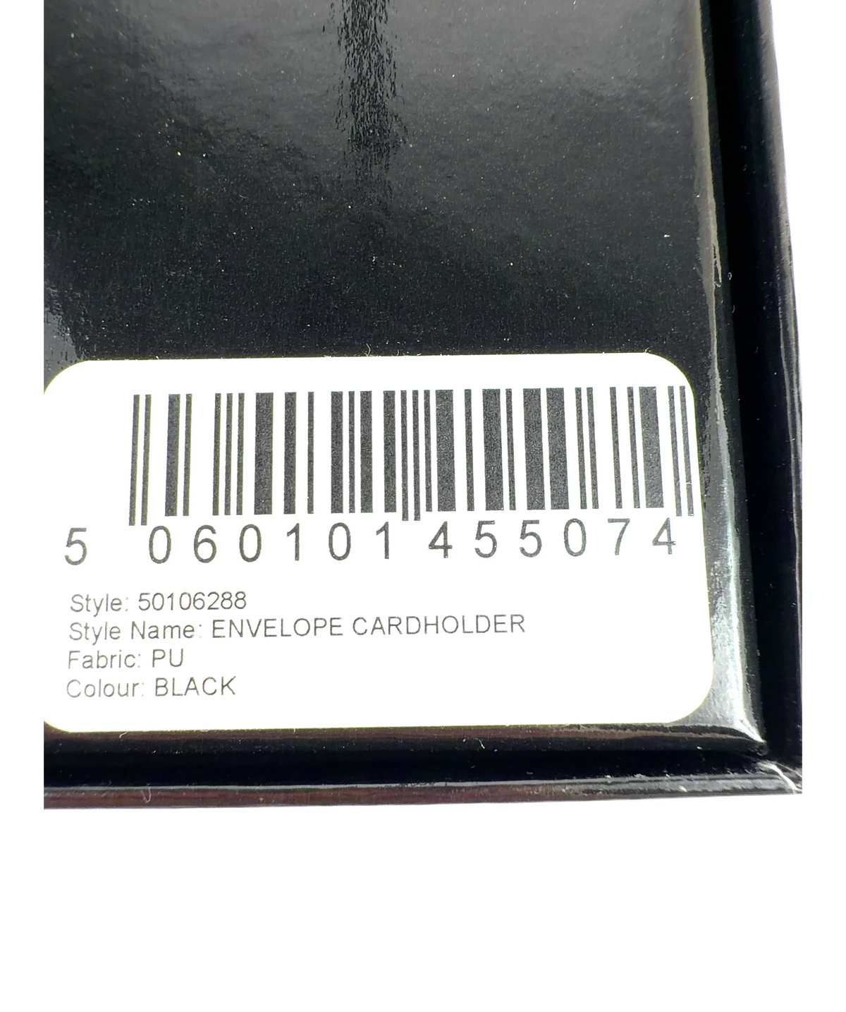 lulu guinness Black ENVELOPE CARDHOLDER — label