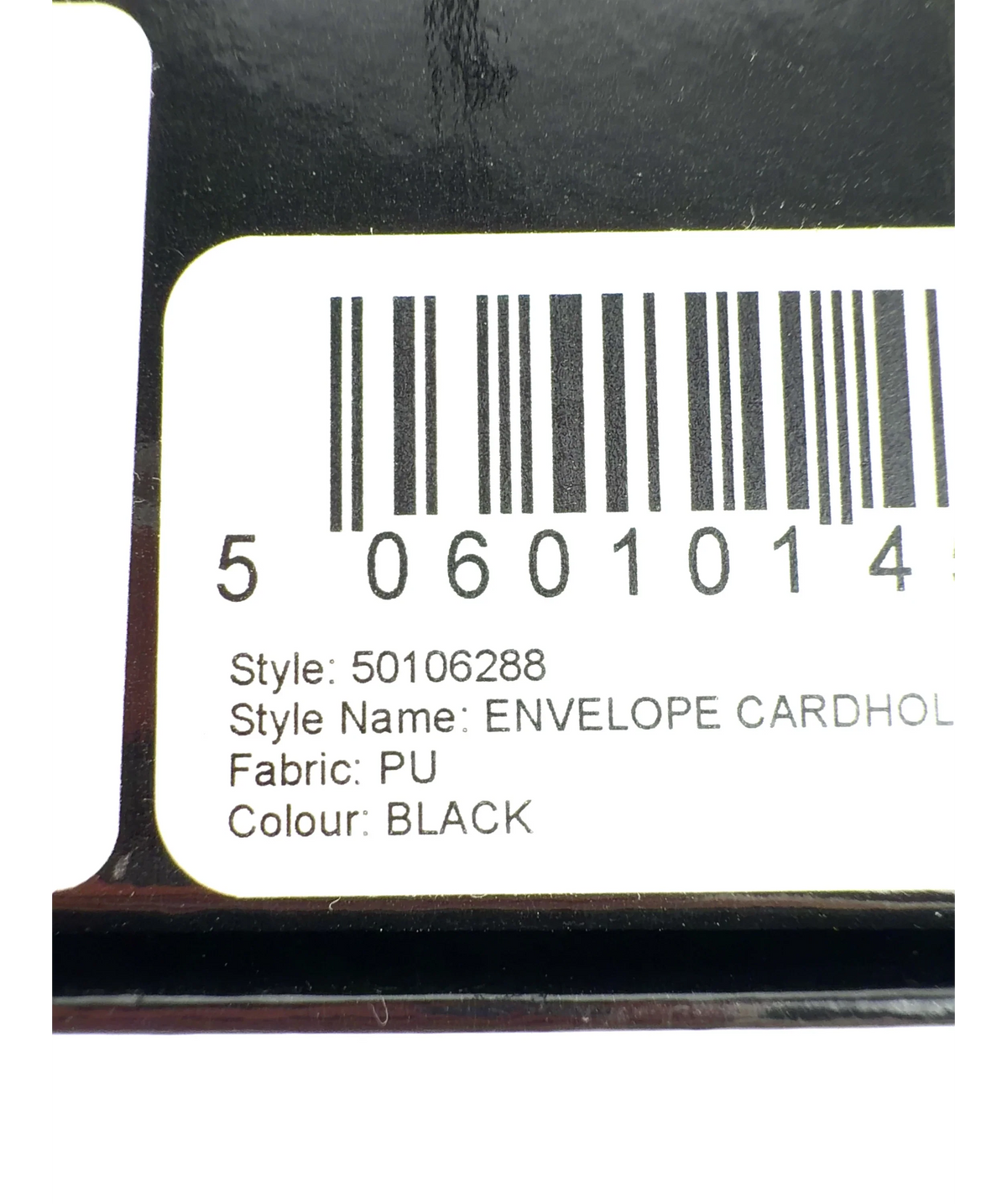 lulu guinness Black ENVELOPE CARDHOLDER — care label