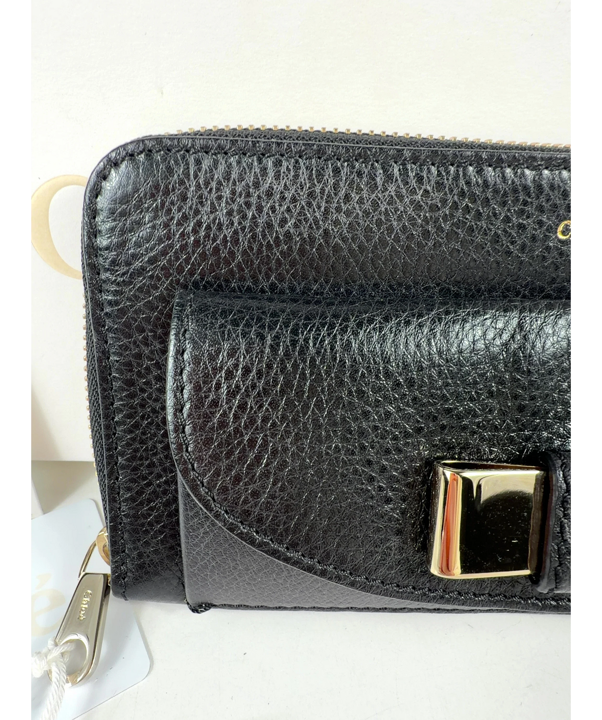 Chloé Black PORTEFEUILLE — care label