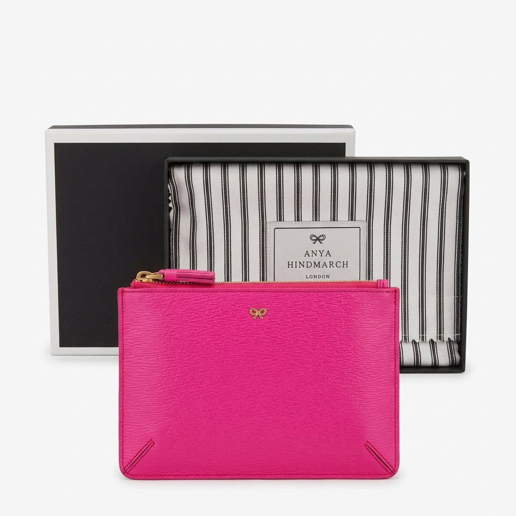 Anya Hindmarch Pink Colour — care label