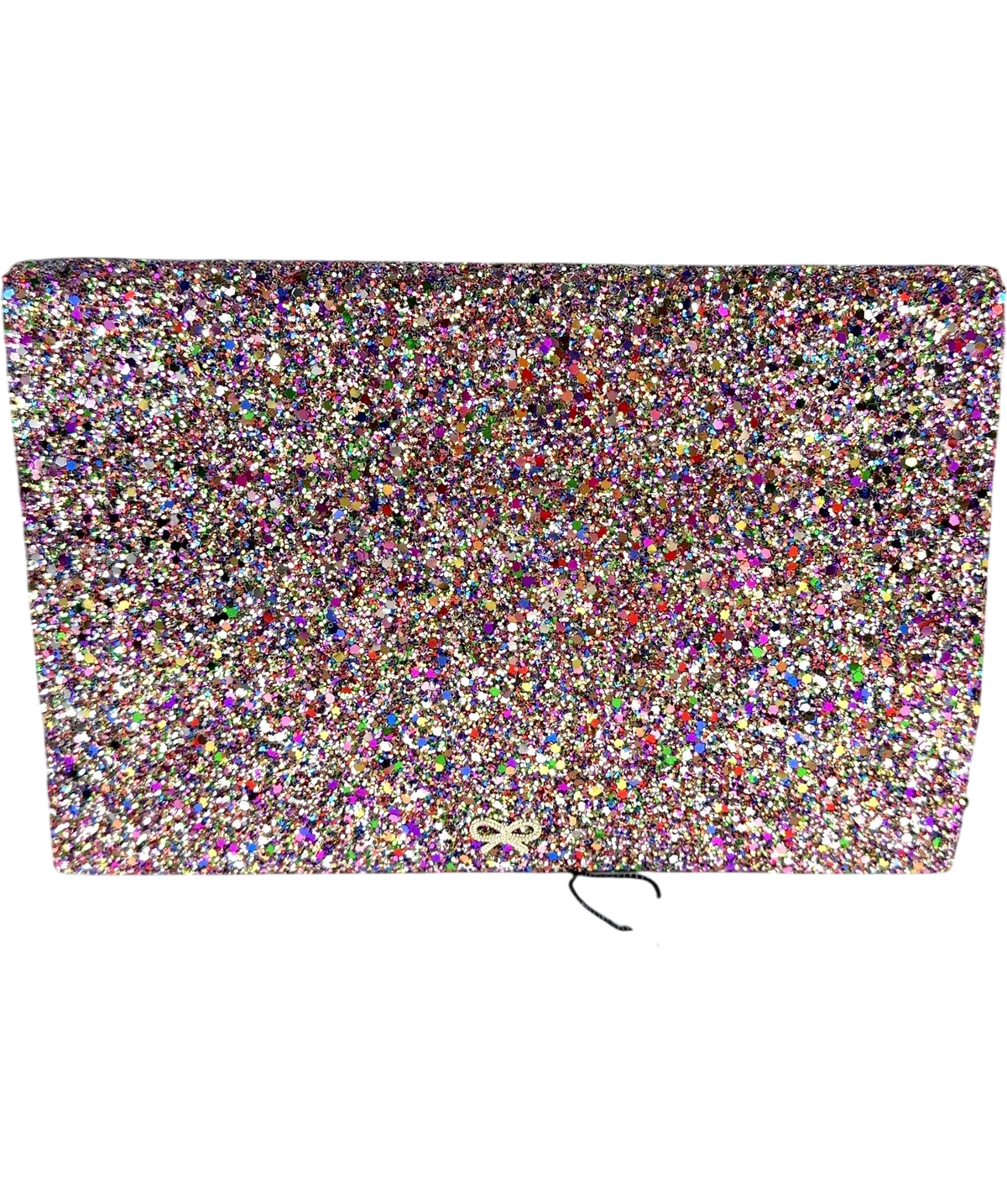Anya Hindmarch Multicoloured Valorie Multicoloured Glitter Clutch Bag — back