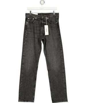 ARKET Arket Washed Black  Mid-waist Straight Leg Jeans W29