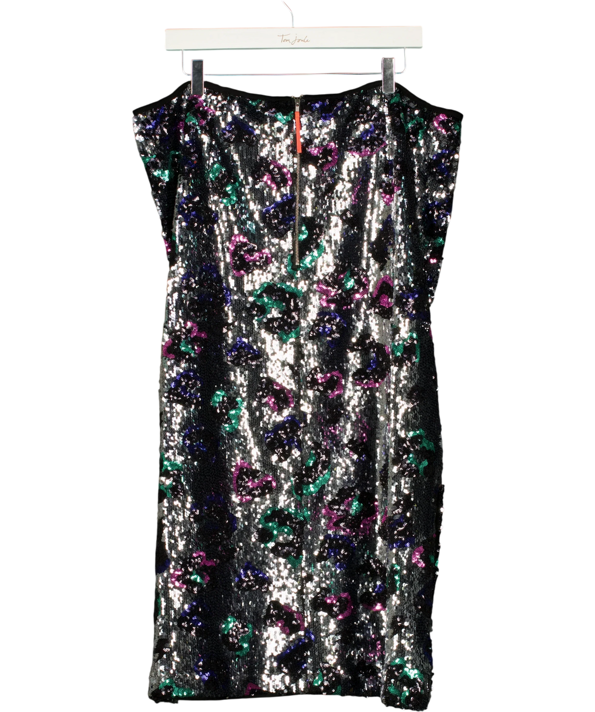 SCAMP & DUDE Multicoloured Split Front Midi Skirt, size UK 20 — back