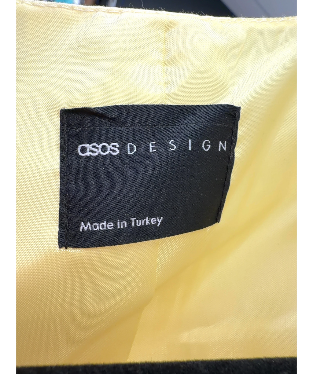ASOS Yellow Buttermilk Yellow Linen Bland CInched waist Blazer, size UK 10 — care label