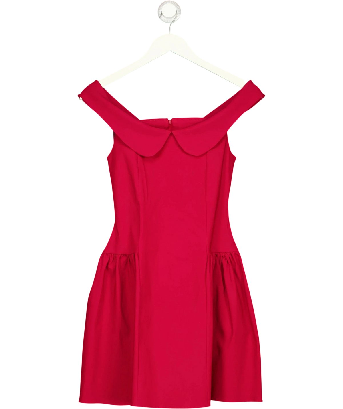 Vesper Red Vesper Red fit & flare mini dress, size UK 8 — front
