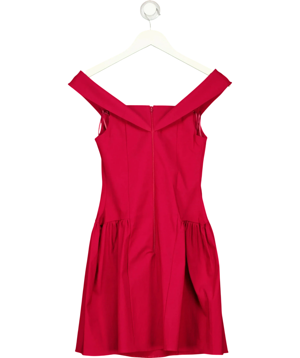 Vesper Red Vesper Red fit & flare mini dress, size UK 8 — back
