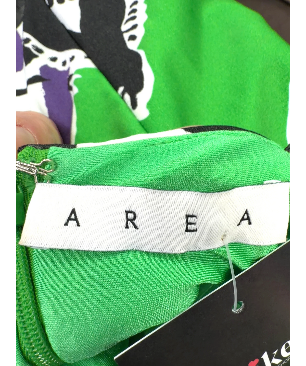 AREA Green Colour, size UK XS — detail