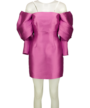 Solace London Freja Mini Dress Pink UK 8