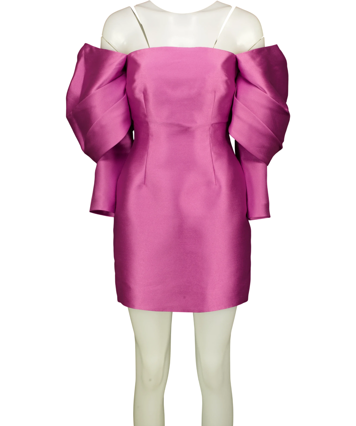 Solace London Pink Freja Mini Dress, size UK 8 — front