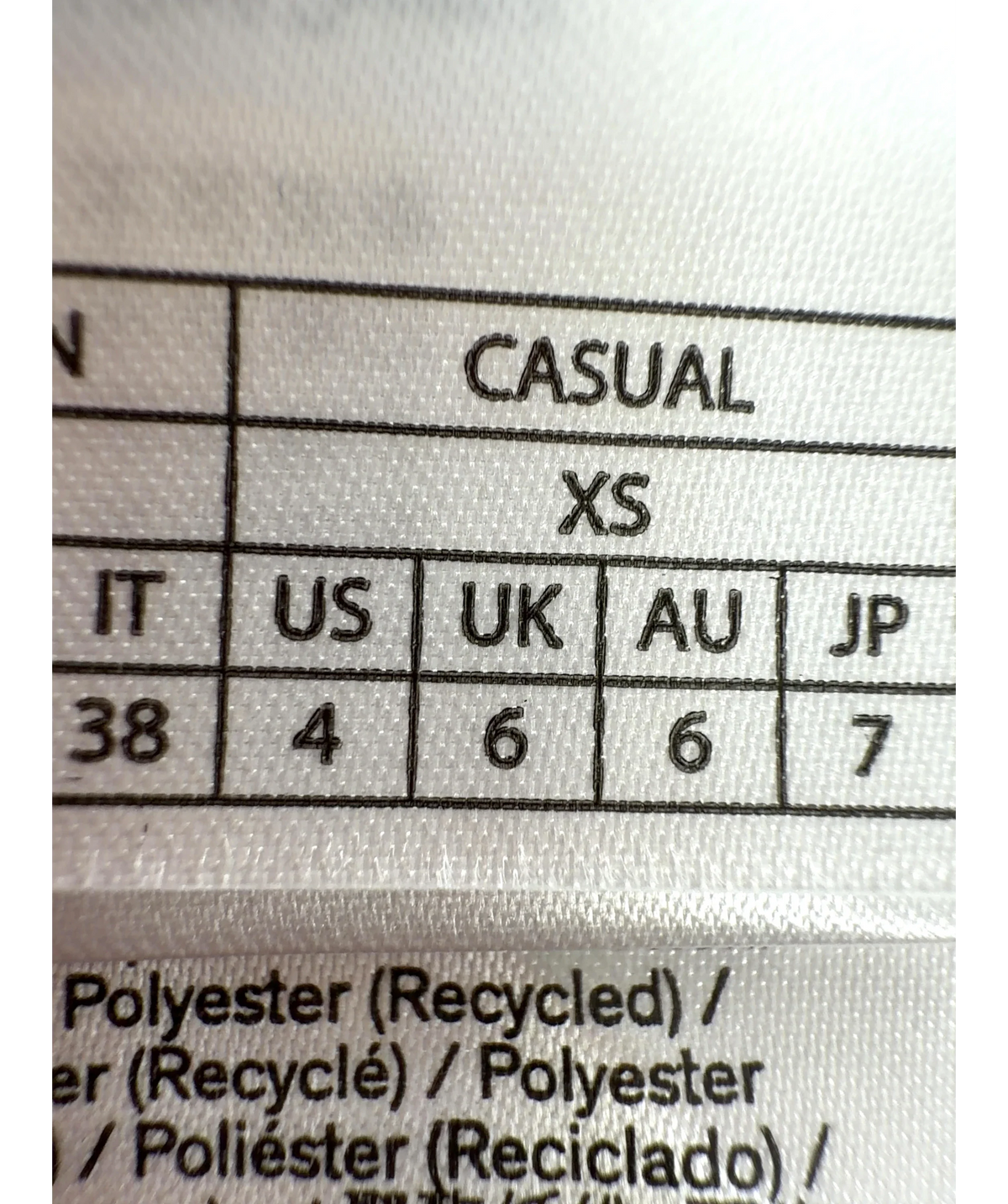 ROTATE White Sequin Corset Mini Dress, size UK 6 — care label